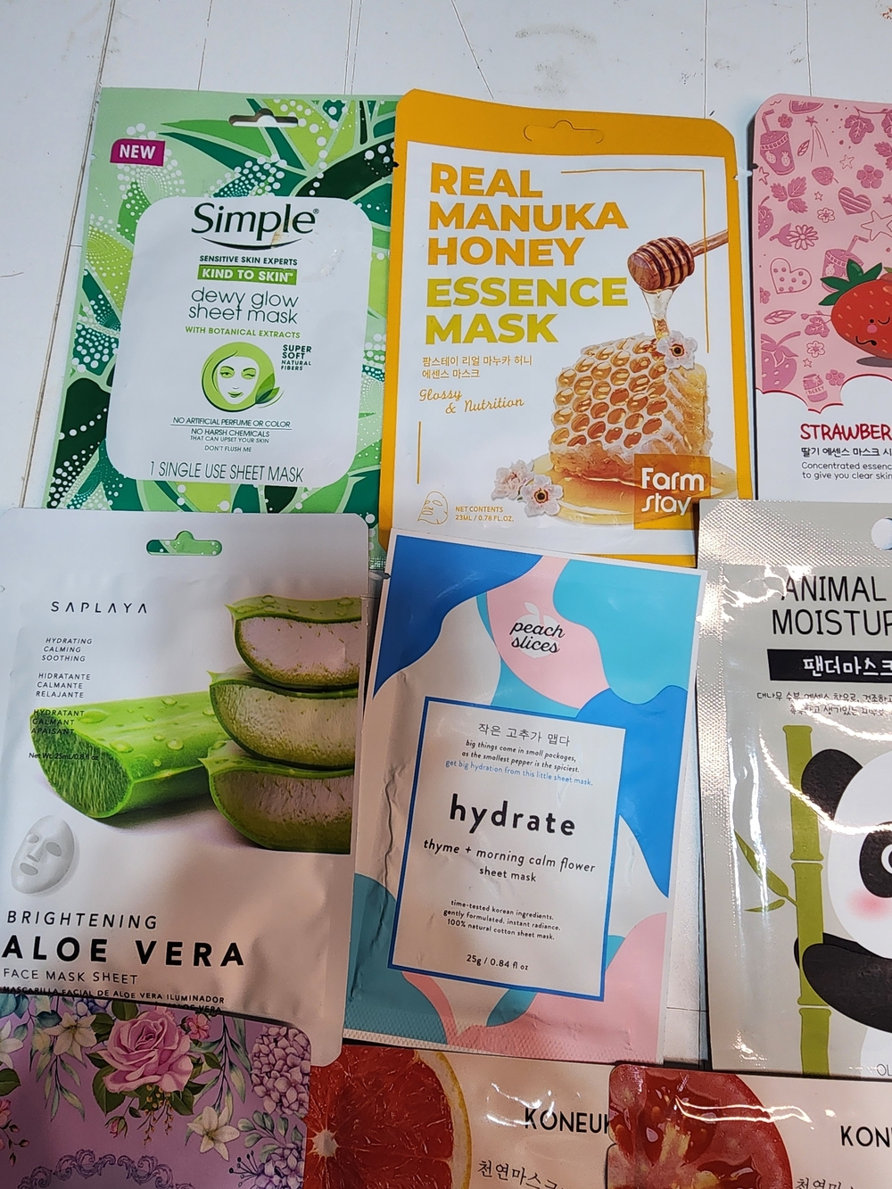 10 Assorted Face Masks & Grown Alchemist Blue Pouch - Picture 4 of 6